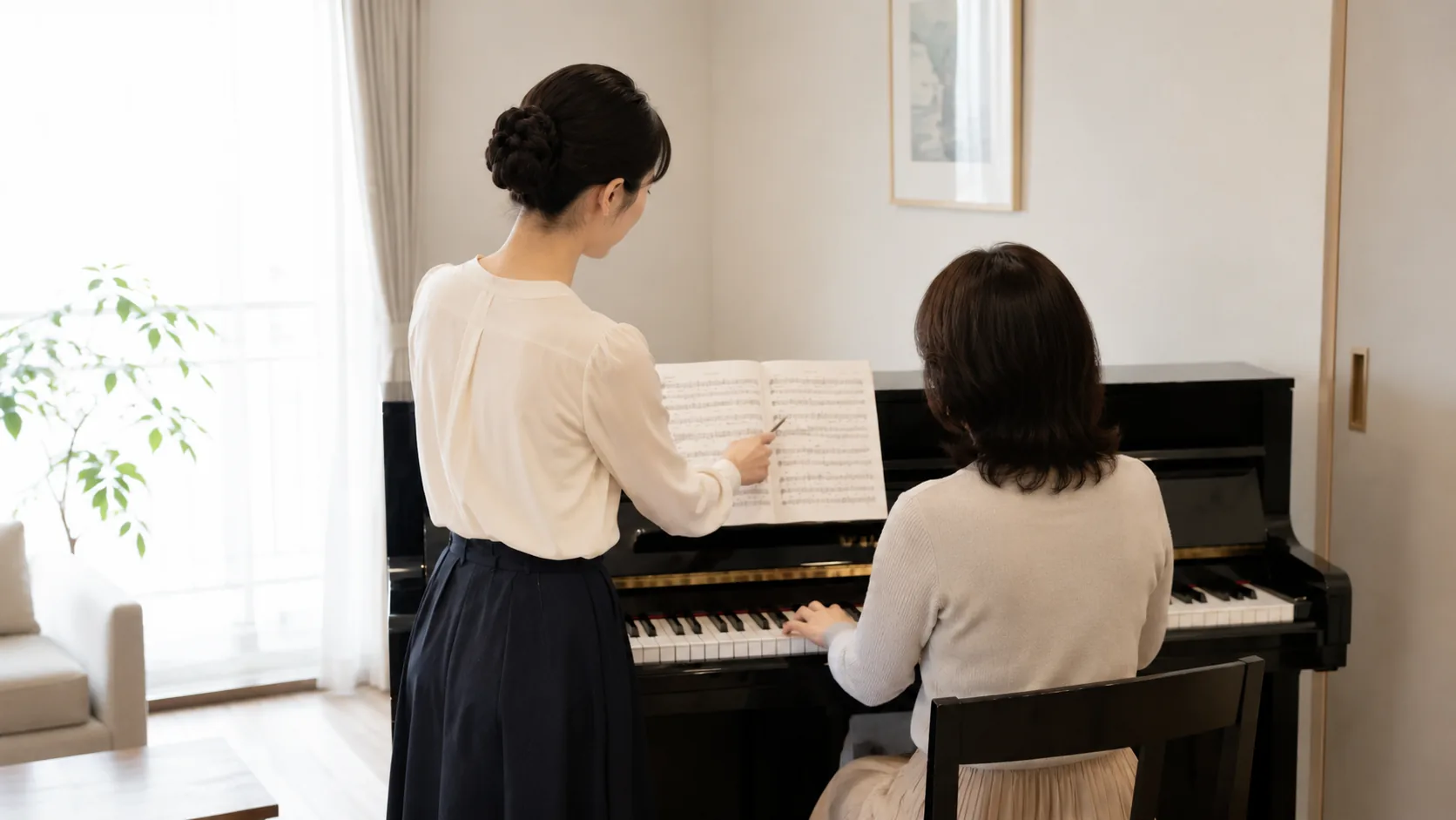亀戸エリアの自宅・マンションで受けられる大人のピアノレッスン