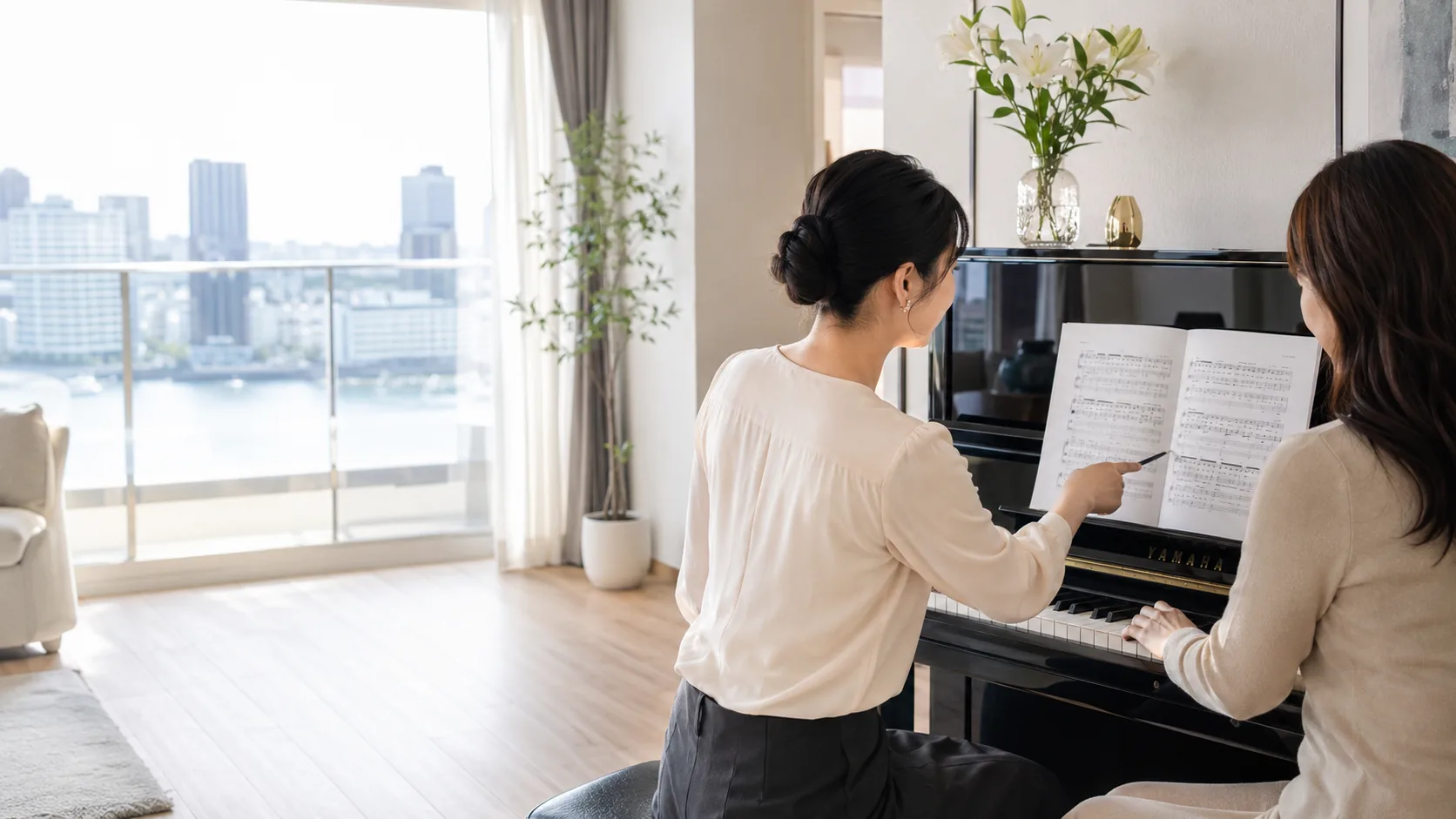 豊洲エリアの自宅・マンションで受けられる大人のピアノレッスン